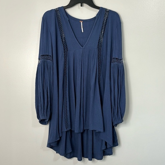 Free People Just The Two of Us Swing Tunic Dress Size XS - Picture 2 of 9